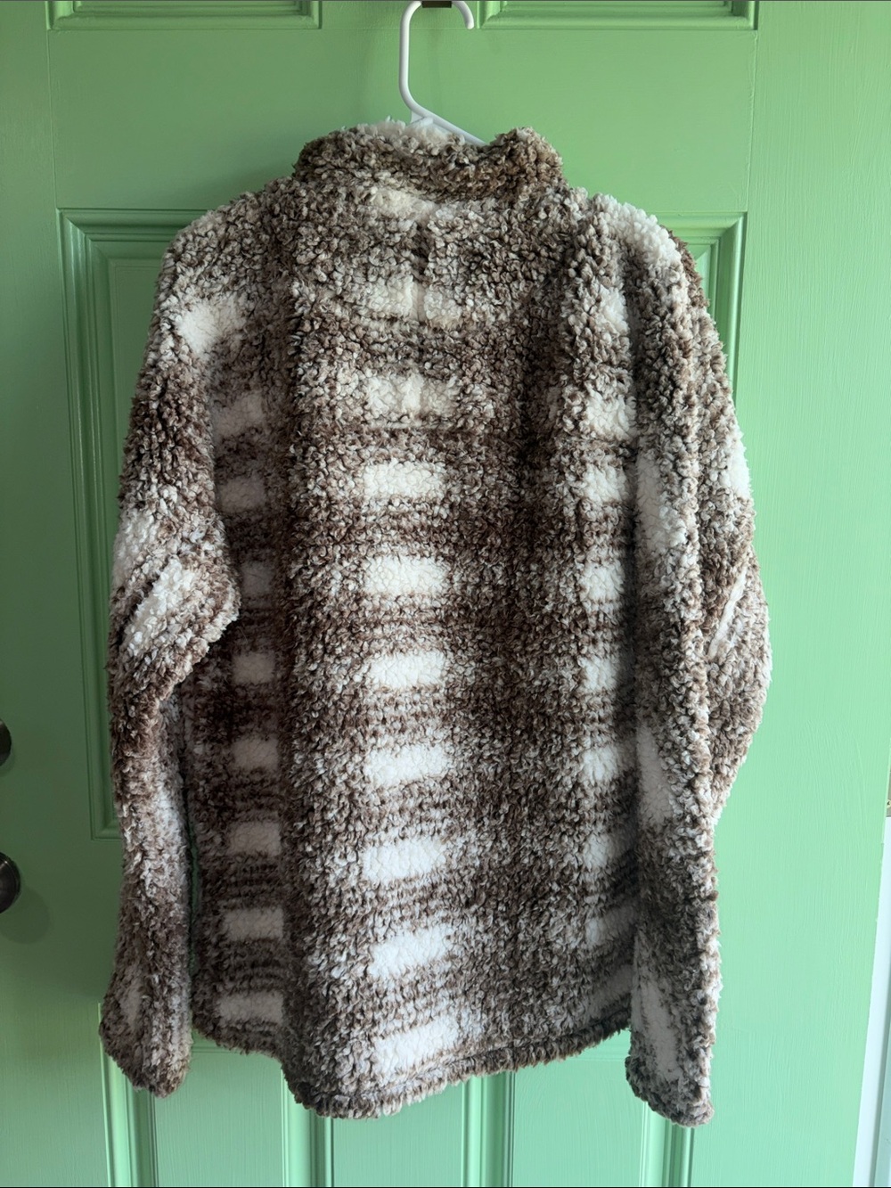 NWT True Grit Plaid Brown Pullover Jacket - Women’s Size Medium - Picture 5 of 5